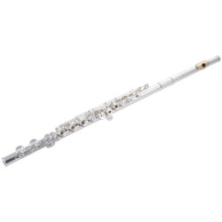 Flauta Pearl 795RE-VGR Platos Abiertos Desalineados Cabeza Plata