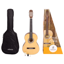 Pack De Guitarra Clásica Admira Alba 4/4 Serie Iniciación